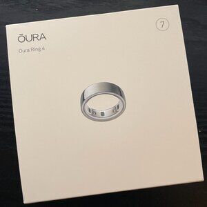 Oura Ring Gen 4 - Silver - Size 7-Brand New, Sealed